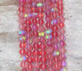 Matte Mermaid Glass Beads aka Mystic Aura Quartz, Round 6mm 8mm